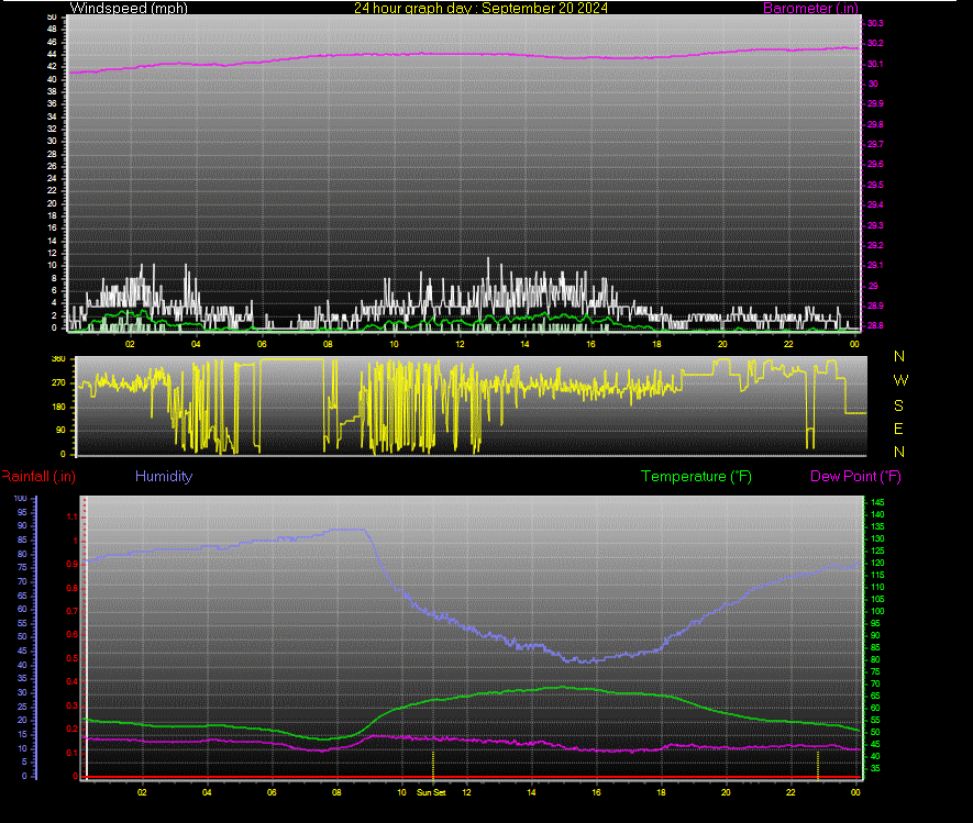 24 Hour Graph for Day 20